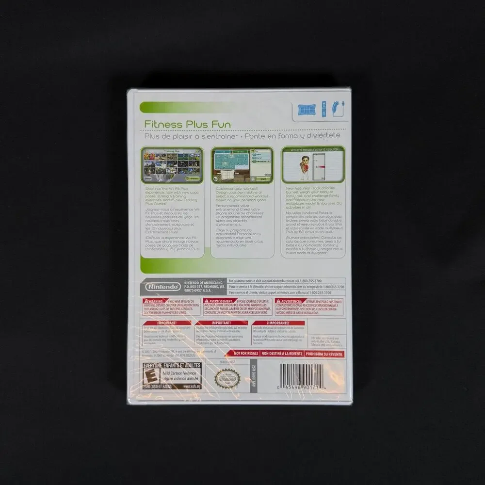 Wii Fit Plus (Nintendo Wii, 2009) NEW SEALED